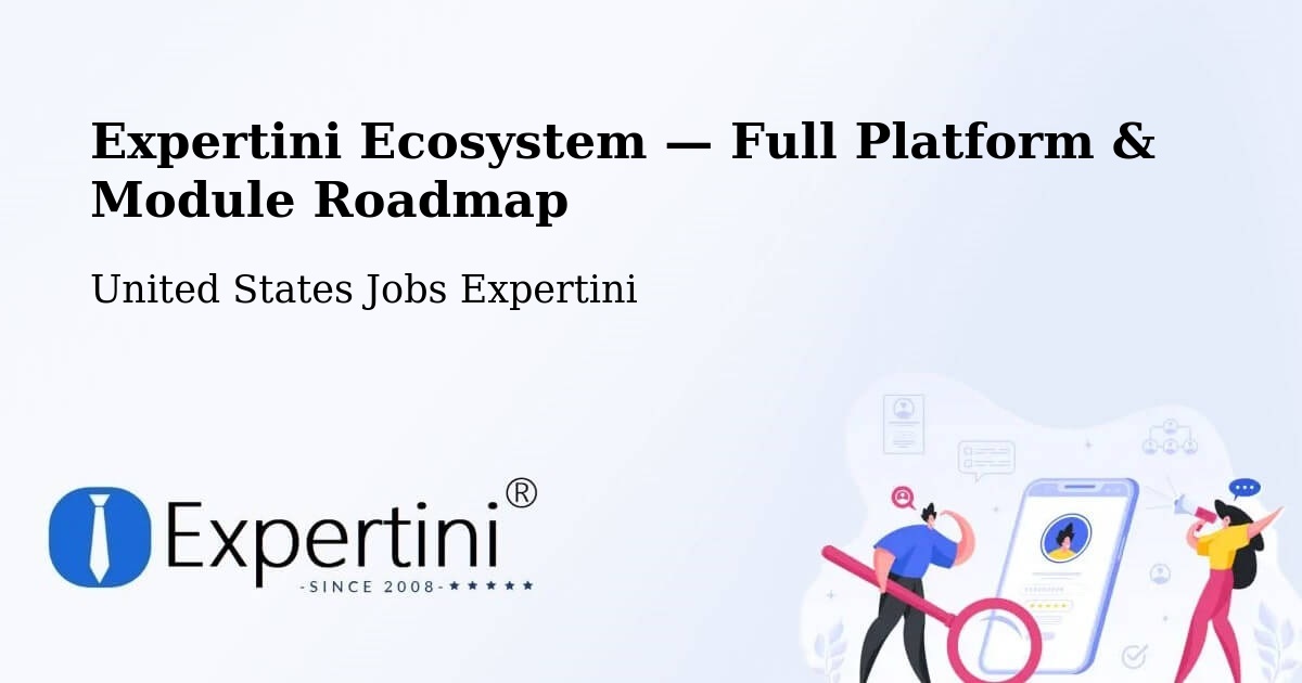 Expertini Ecosystem — Full Platform & Module Roadmap – Pewaukee